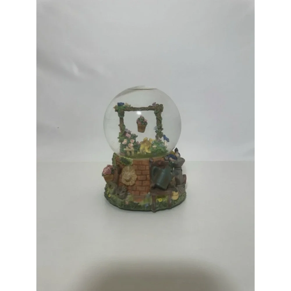 Musical Water Globe Featuring Two Puppies